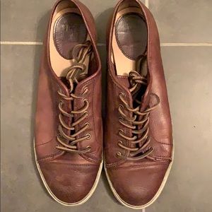 Frye walker low lace leather sneaker